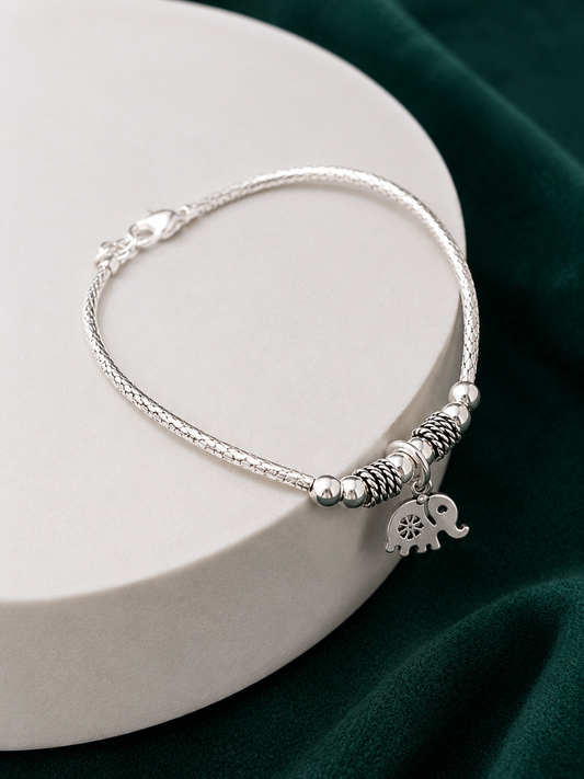 Origo Elephant Grace Bracelet | 925 Sterling Silver Bracelet for Women