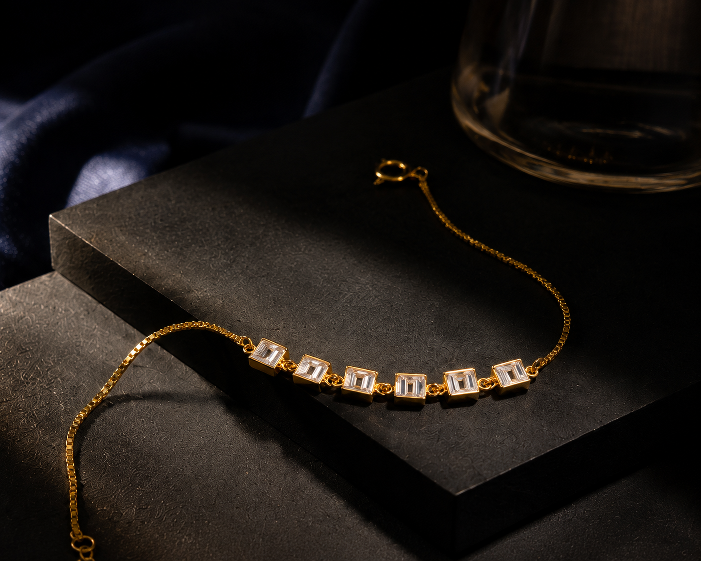 Origo Lumière Baguette Bracelet | 925 Sterling Silver For Women