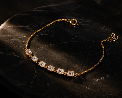 Origo Lumière Baguette Bracelet | 925 Sterling Silver For Women