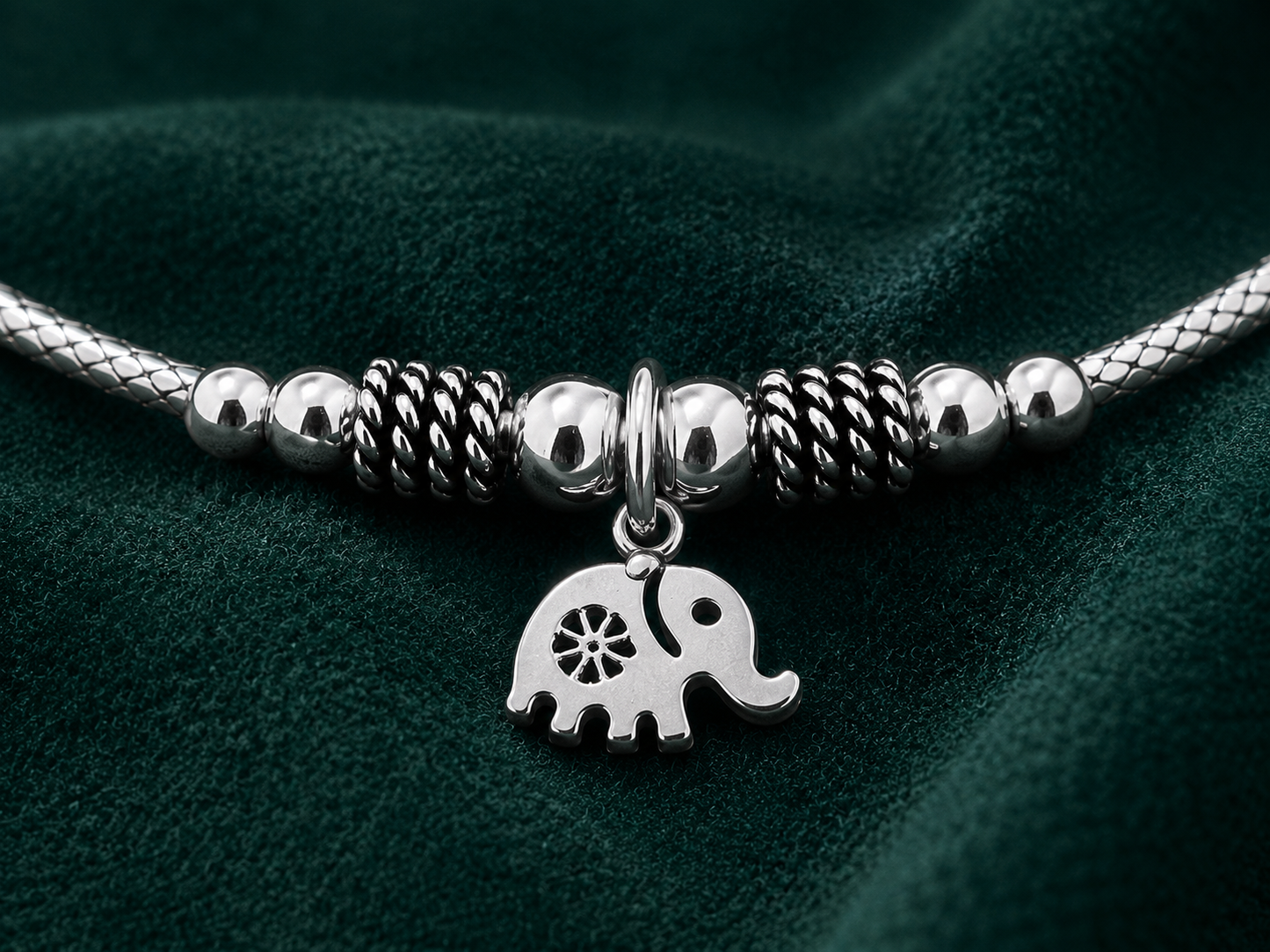 Origo Elephant Grace Bracelet | 925 Sterling Silver Bracelet for Women