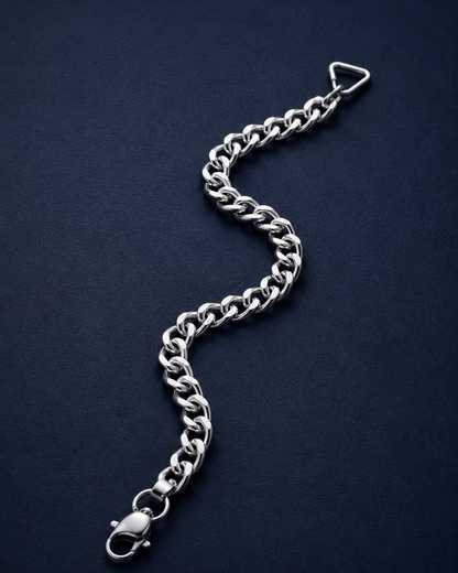 Origo Classic Curb Chain Bracelet | 925 Sterling Silver Bracelet for Men