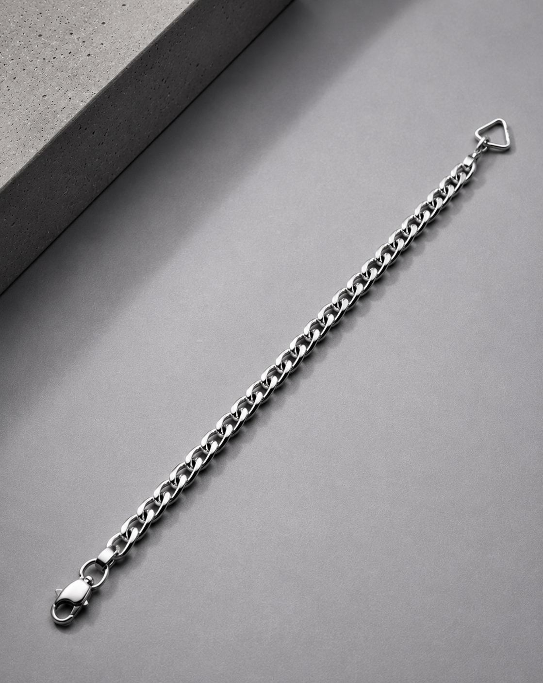 Origo Classic Curb Chain Bracelet | 925 Sterling Silver Bracelet for Men
