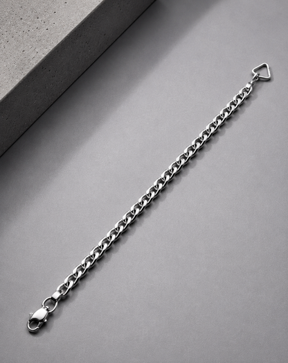 Origo Classic Curb Chain Bracelet | 925 Sterling Silver Bracelet for Men