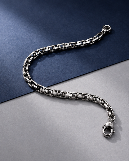 Origo Interlock Link Bracelet | 925 Sterling Silver Bracelet for Men