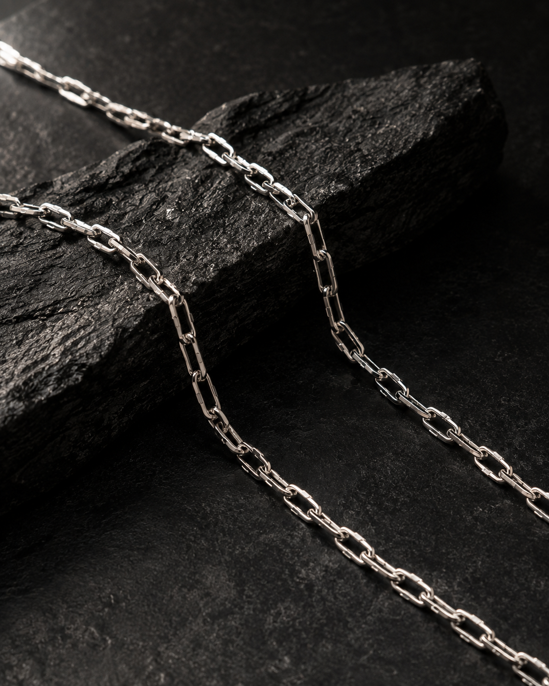 Origo Urban Link Chain | 925 Sterling Silver Paperclip Chain Necklace