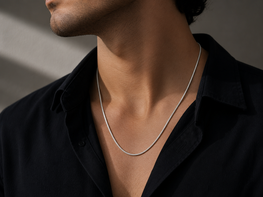Origo Classic Snake Chain | 925 Sterling Silver Minimal Chain Necklace