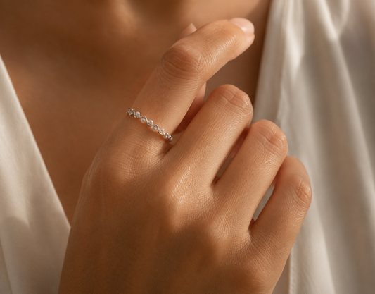 Origo Pearl Ring | 925 Sterling Silver Ring for Women